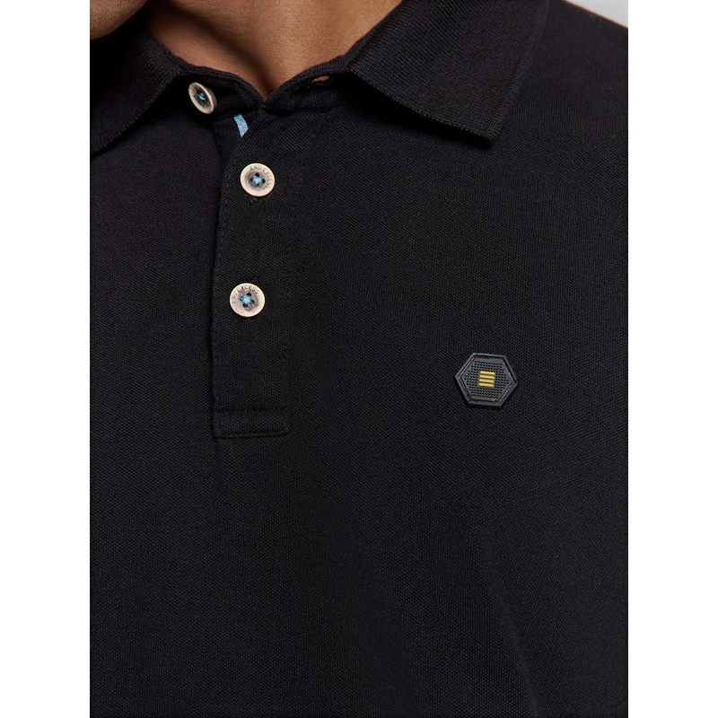 Heren Polo 27380201SN No Excess ZWART