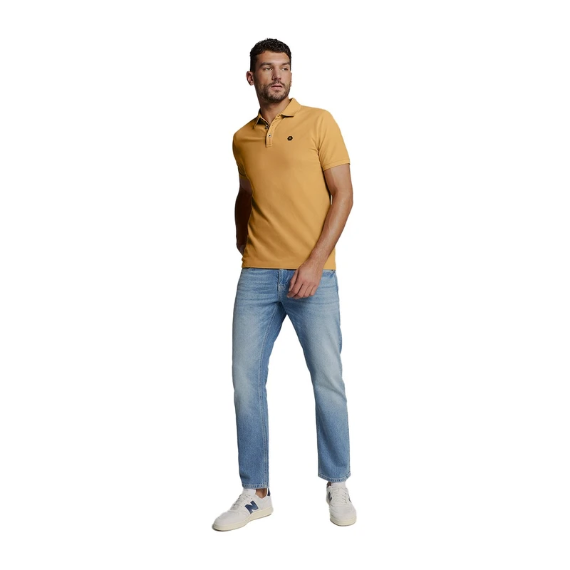 Heren Polo 27380201SN No Excess GEEL