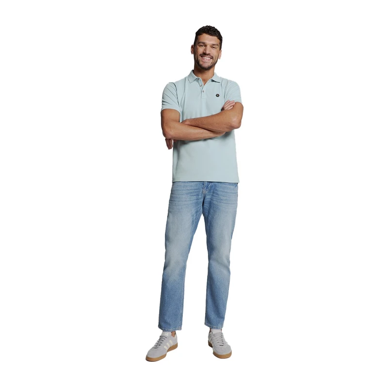 Heren Polo 27380201SN No Excess BLEU