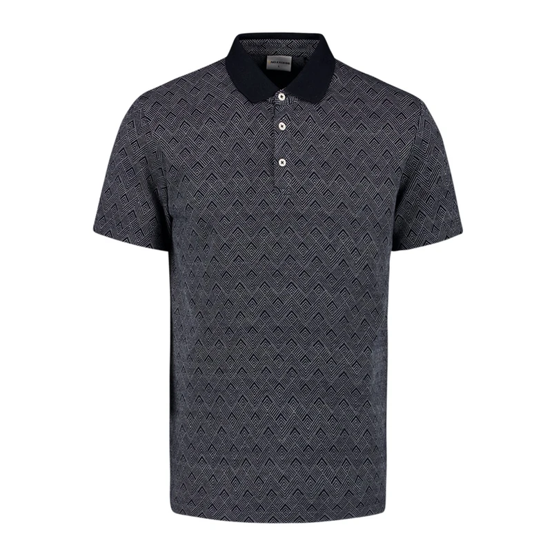 Heren Polo 27380353 No Excess MIDDEN BLAUW