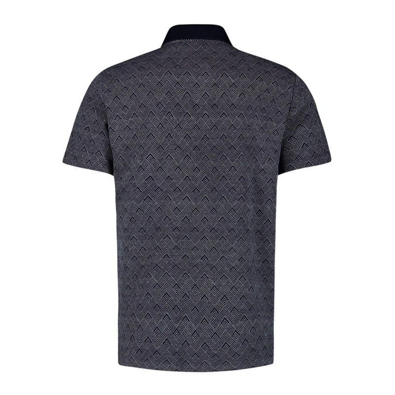 Heren Polo 27380353 No Excess MIDDEN BLAUW