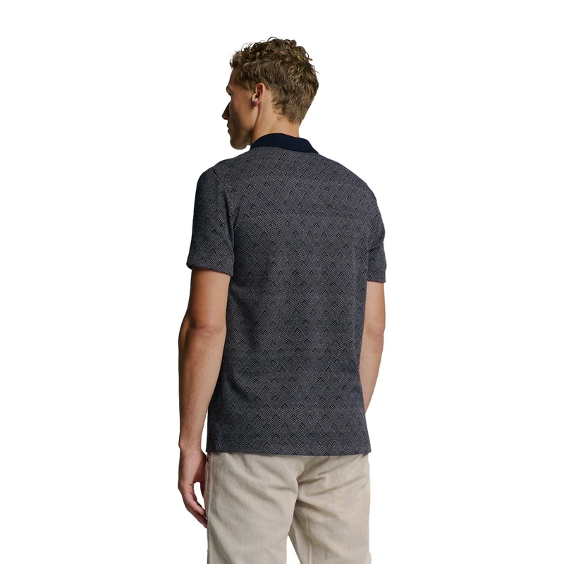 Heren Polo 27380353 No Excess MIDDEN BLAUW