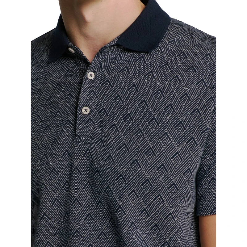 Heren Polo 27380353 No Excess MIDDEN BLAUW