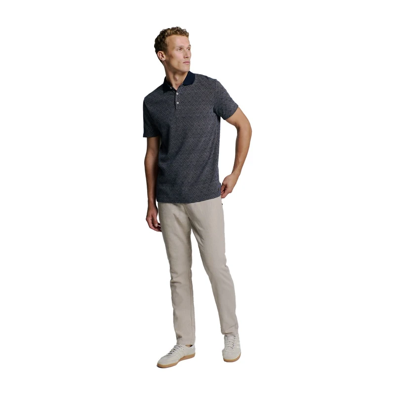 Heren Polo 27380353 No Excess MIDDEN BLAUW