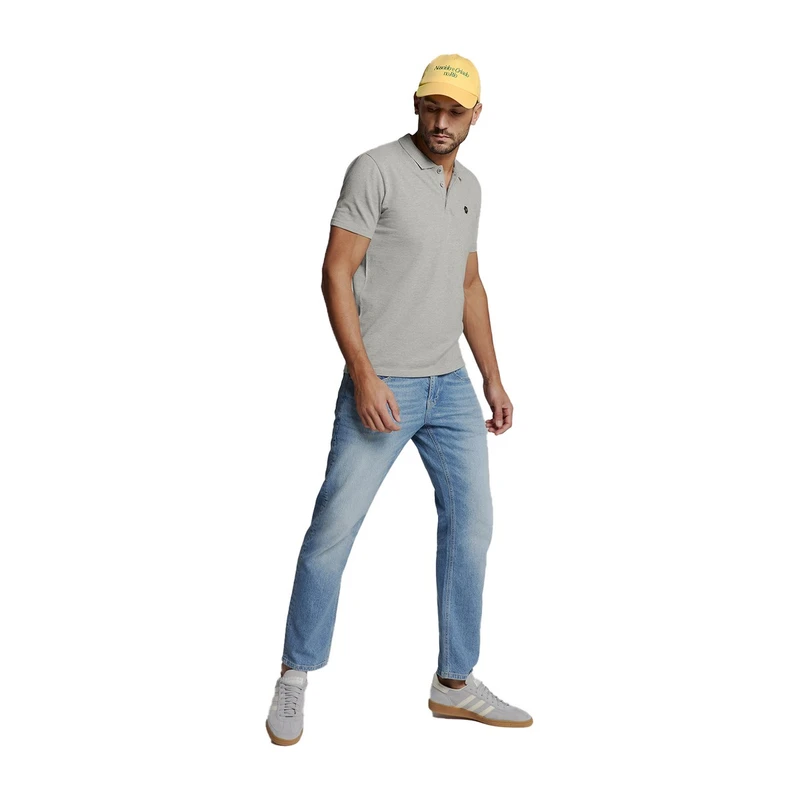 Heren Polo 27390264SN No Excess GRIJS DESSIN