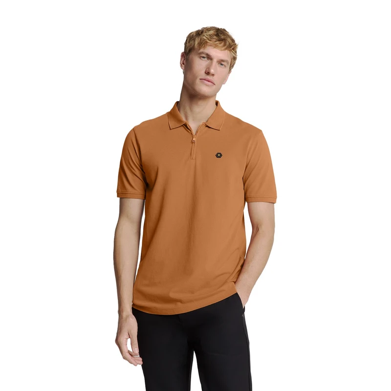 Heren Polo 28380422 No Excess CAMEL