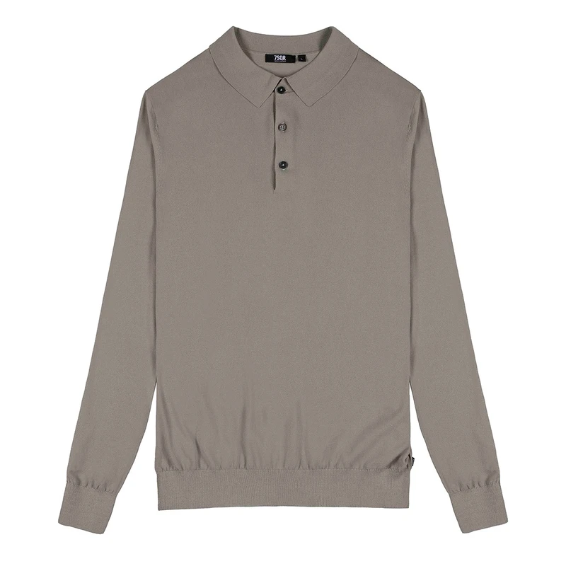Heren Polo 33FK37-7503 7square LICHT GRIJS