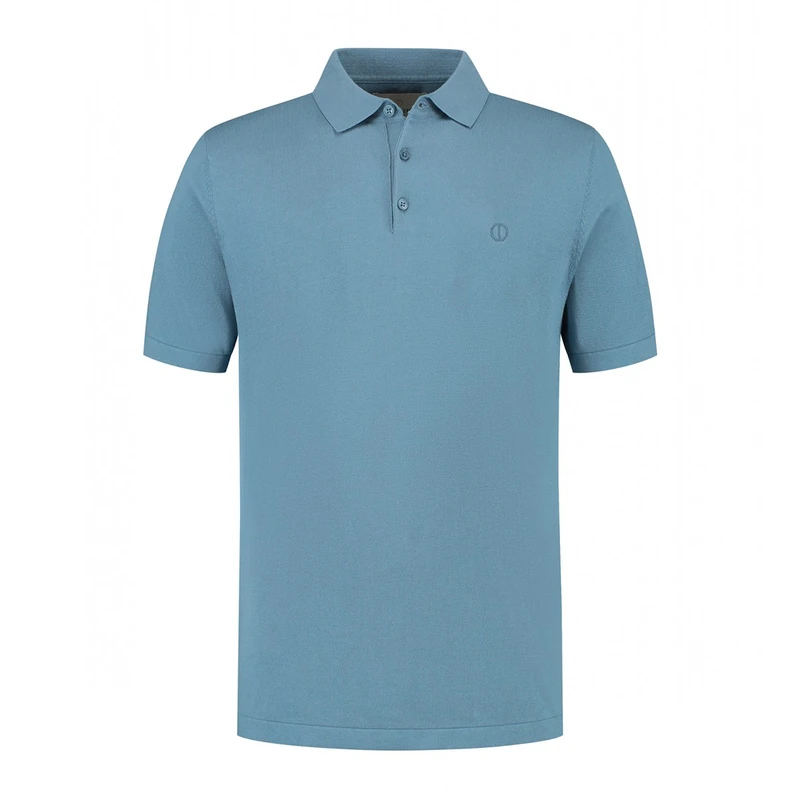 Heren Polo 420022 Camilo Dstrezzed BLEU