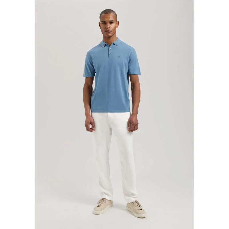 Heren Polo 420022 Camilo Dstrezzed BLEU