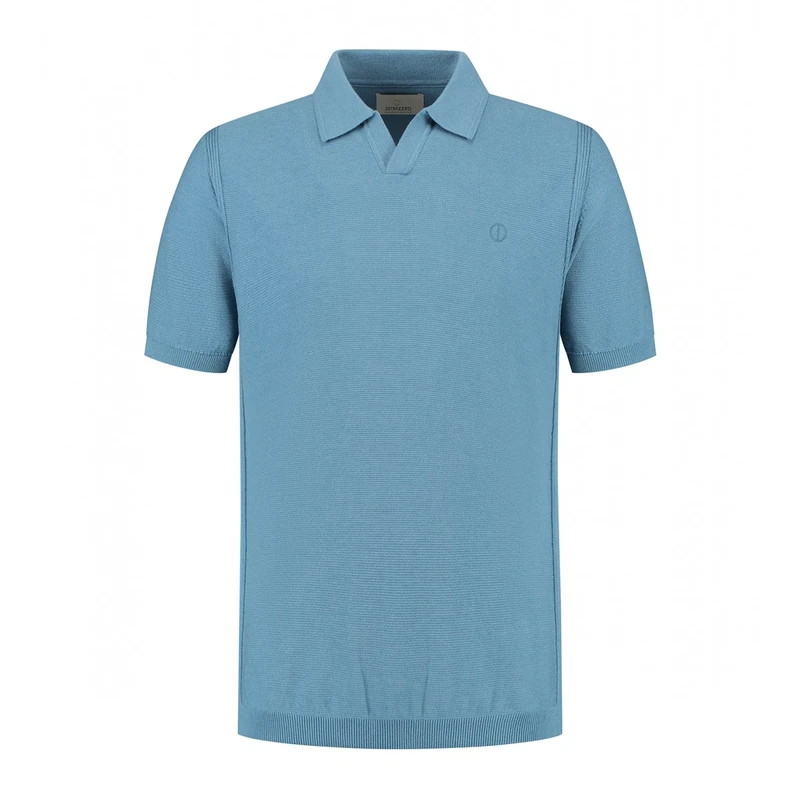 Heren Polo 420026 Mercury Dstrezzed BLEU