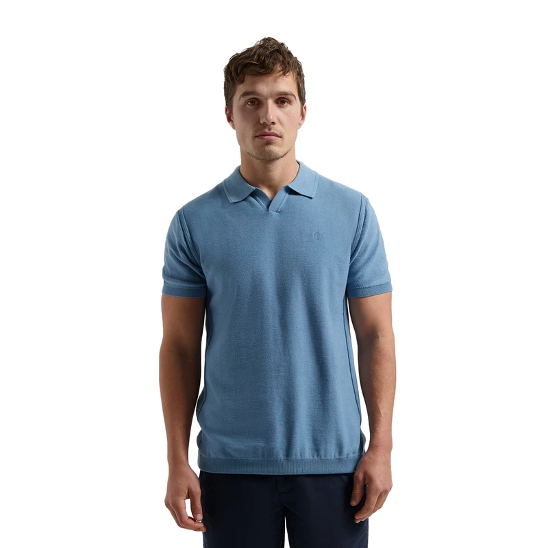 Heren Polo 420026 Mercury Dstrezzed BLEU