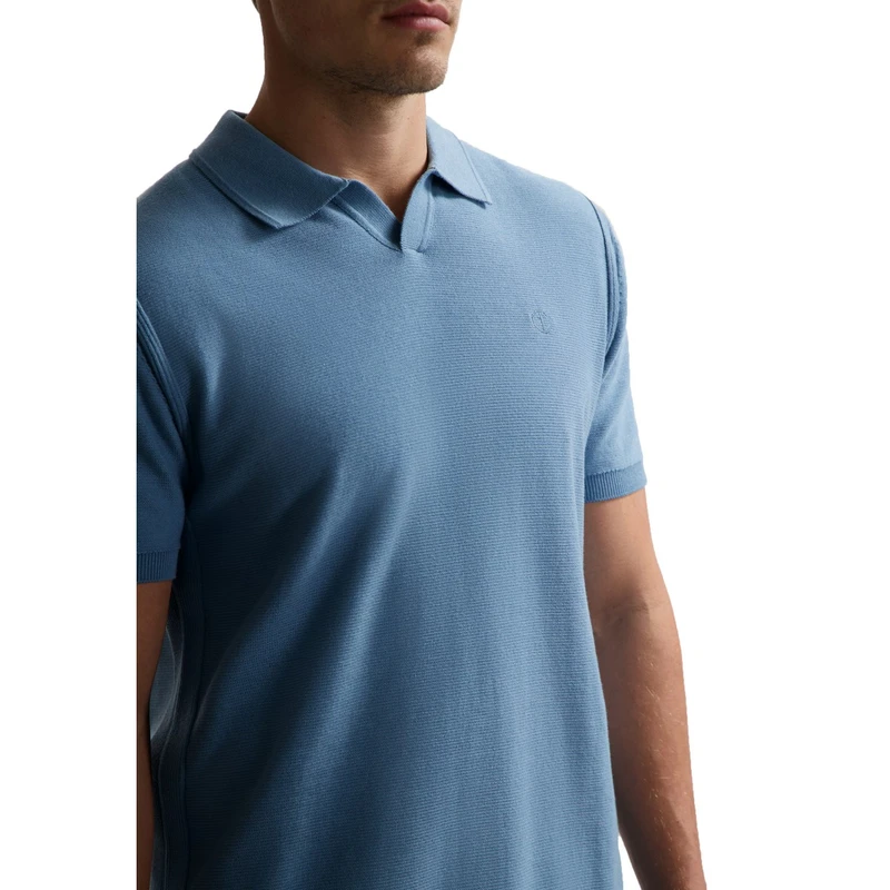 Heren Polo 420026 Mercury Dstrezzed BLEU