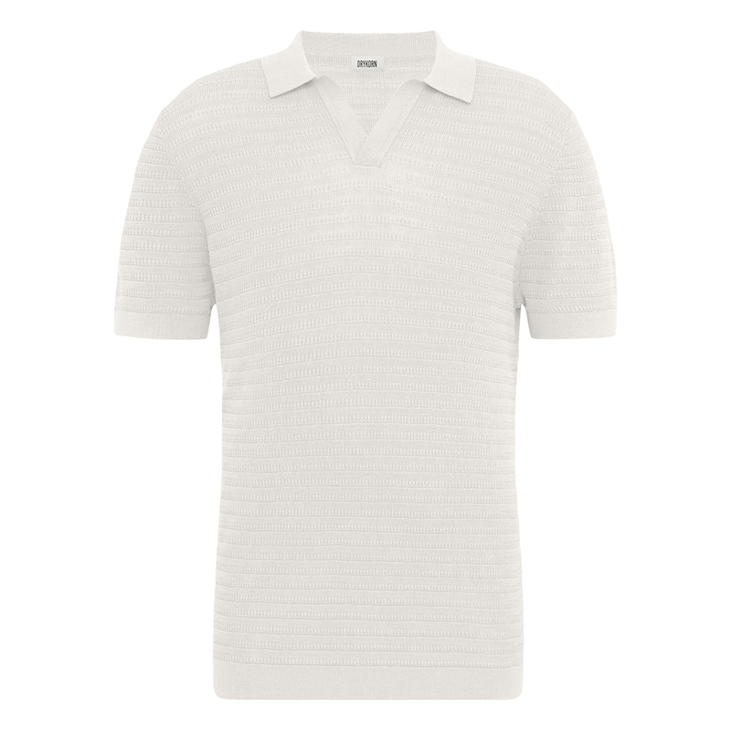 Heren Polo 420052-Braian.48714 Drykorn ECRU