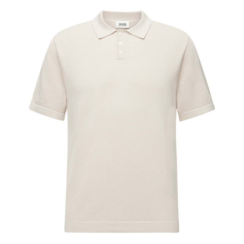 Heren Polo 420187-Triton.48538 Drykorn BEIGE