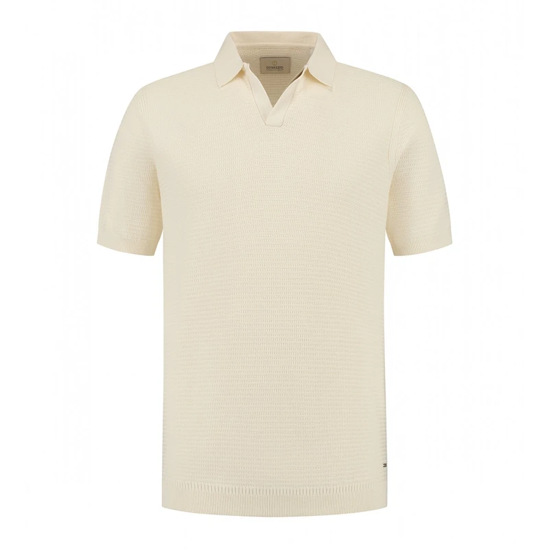 Heren Polo 421018 Kostas Dstrezzed OFF-WHITE