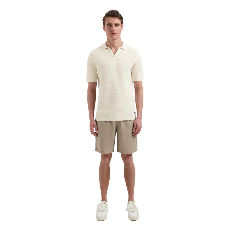 Heren Polo 421018 Kostas Dstrezzed OFF-WHITE