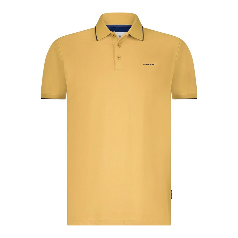 Heren Polo 46115400 State of Art GEEL