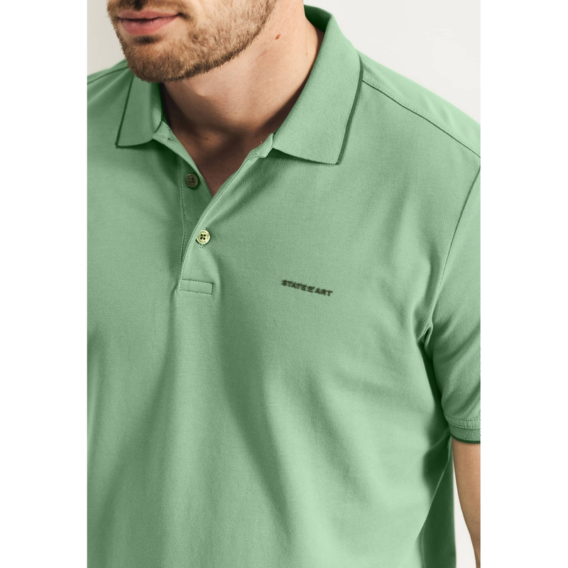 Heren Polo 46115400 State of Art GROEN