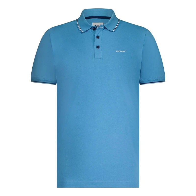 Heren Polo 46115417 State of Art MIDDEN BLAUW