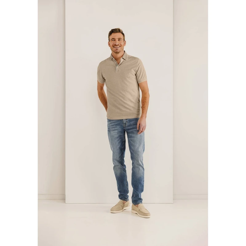 Heren Polo 46115433 State of Art GRIJS DESSIN