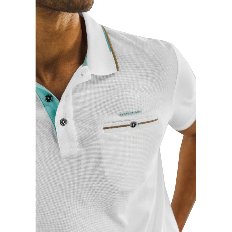 Heren Polo 46115471 State of Art Wit