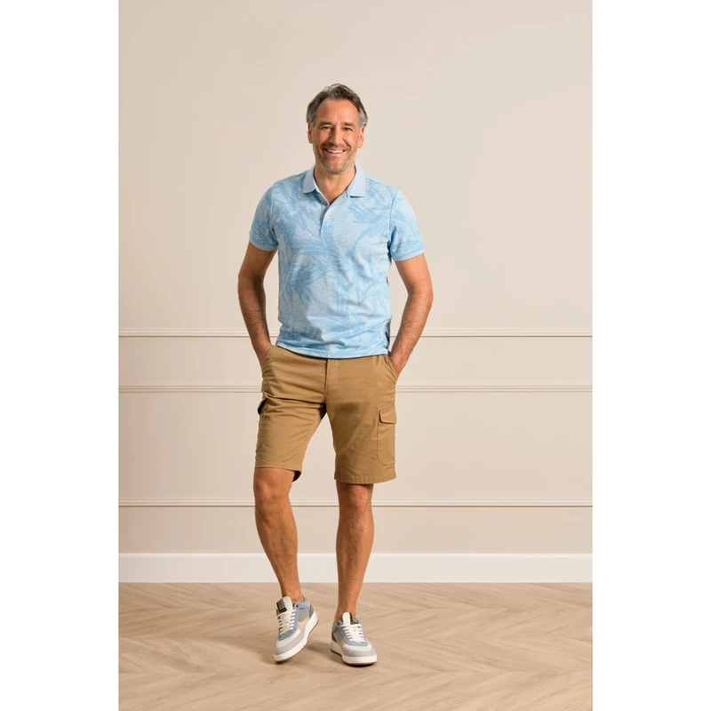 Heren Polo 46415903 State of Art MIDDEN GRIJS