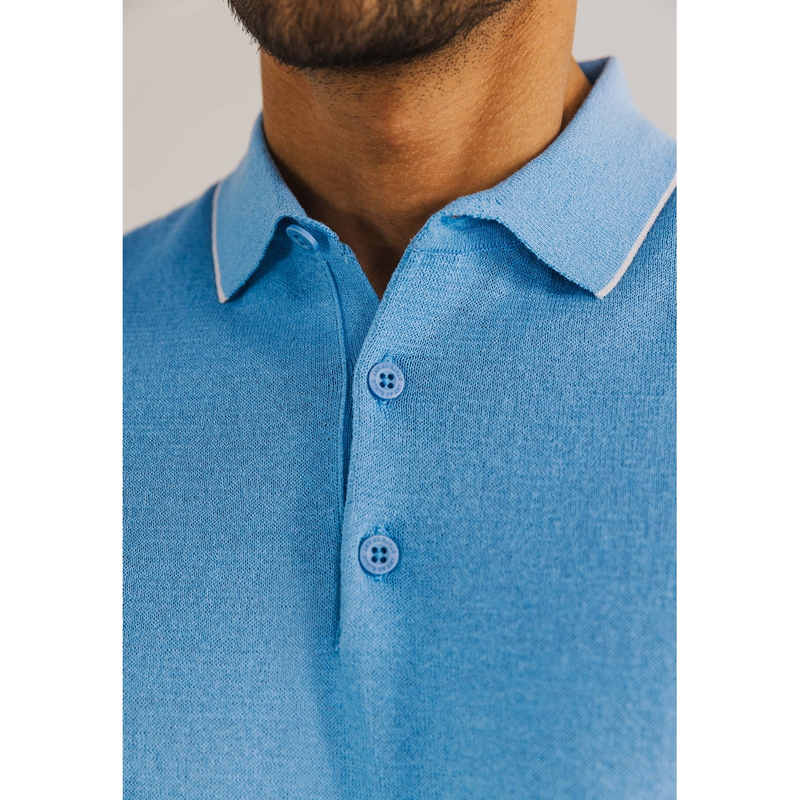 Heren Polo 47115091 State of Art MIDDEN BLAUW