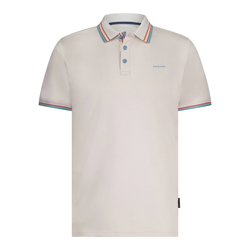Heren Polo 48115419 State of Art GREIGE