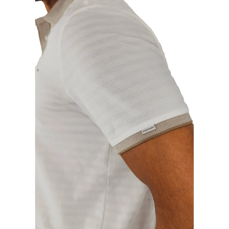 Heren Polo 48115901 State of Art WIT DESSIN