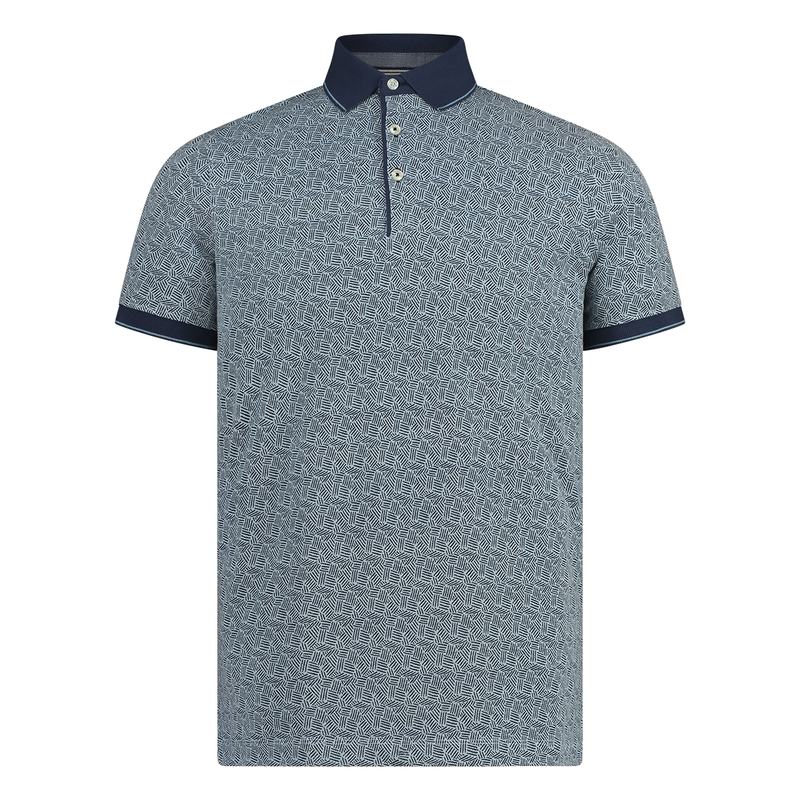 Heren Polo 515225-73 Brighton Blue AQUA