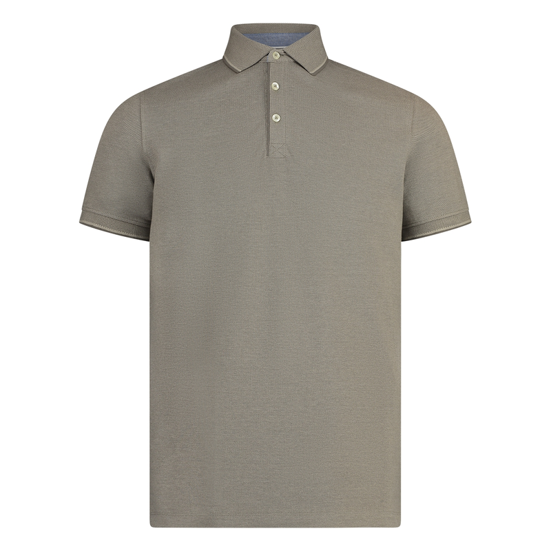 Heren Polo 515287-73 Brighton Blue TAUPE
