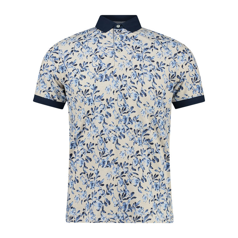 Heren Polo 52100 Brighton Blue BEIGE