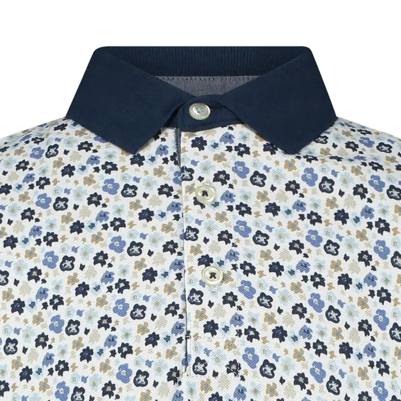 Heren Polo 52105 Brighton Blue BEIGE