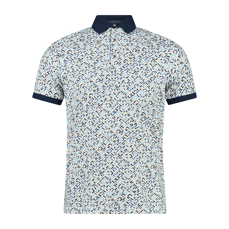 Heren Polo 52115 Brighton Blue AQUA