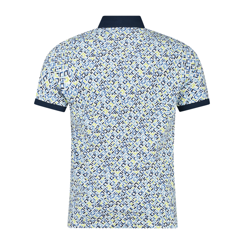 Heren Polo 52115 Brighton Blue LIME