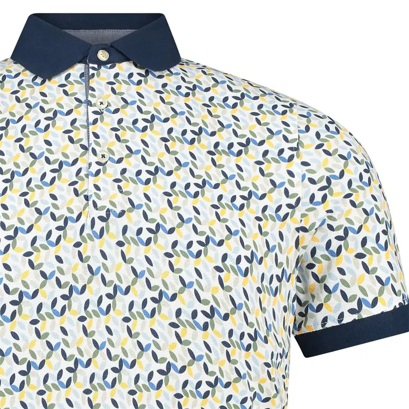 Heren Polo 52145 Brighton Blue ORANJE
