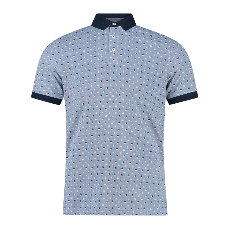 Heren Polo 52150 Brighton Blue KORAAL