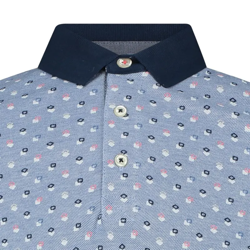 Heren Polo 52150 Brighton Blue KORAAL