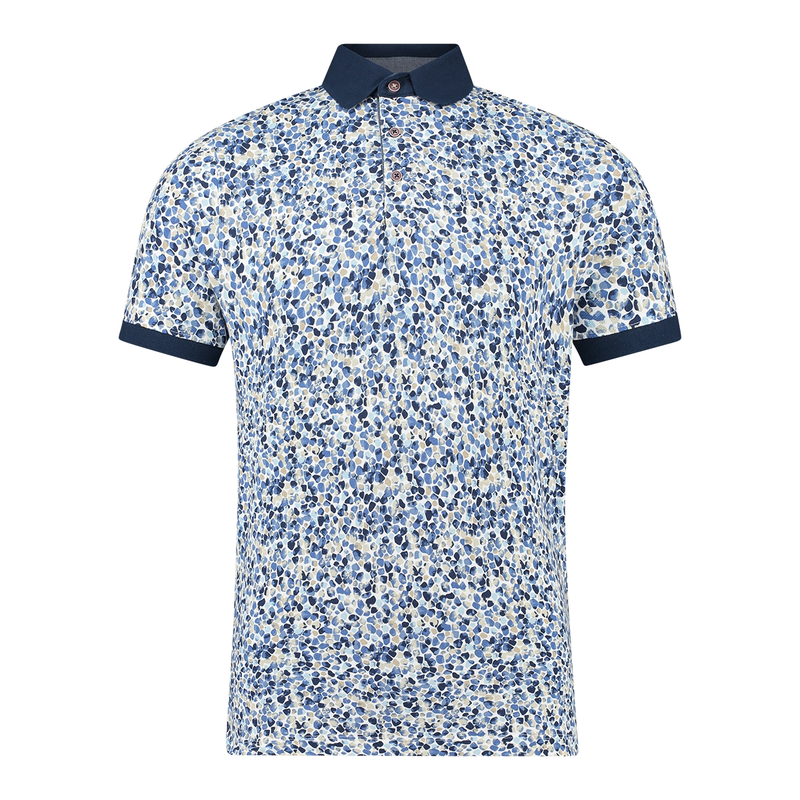 Heren Polo 52185 Brighton Blue BEIGE