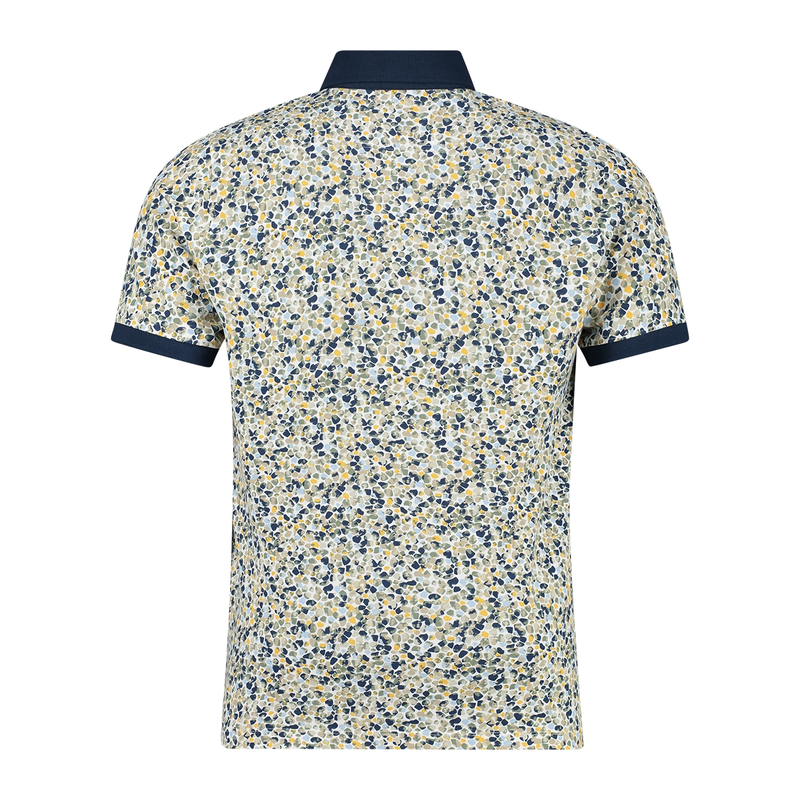 Heren Polo 52185 Brighton Blue ORANJE