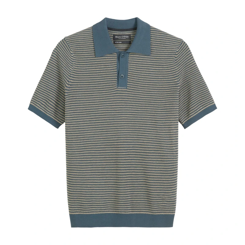 Heren Polo 524505362054 Marc O'Polo MIDDEN GRIJS