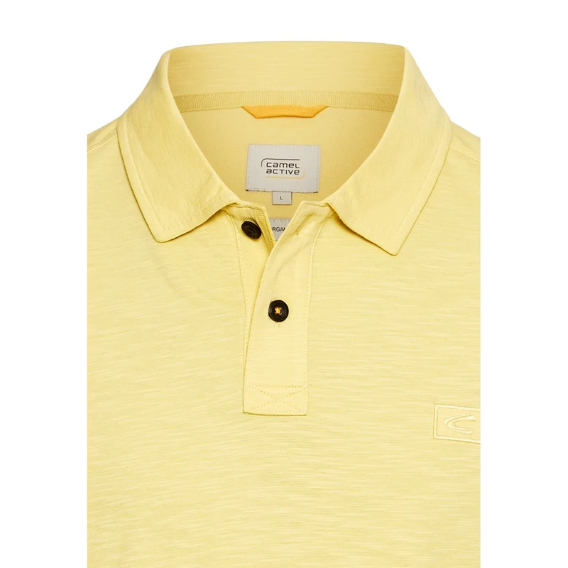Heren Polo 5P08409920 Camel Active GEEL