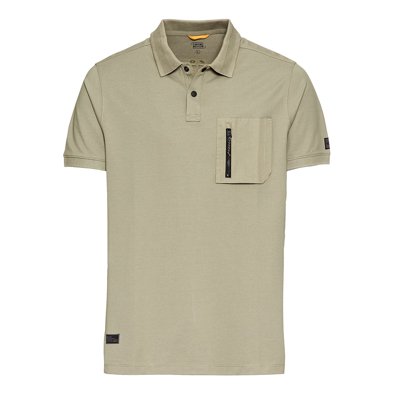 Heren Polo 5P28409920 Camel Active KHAKIGROEN