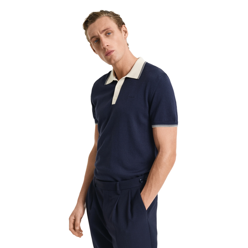 Heren Polo 8030237.433 Gant BLEU
