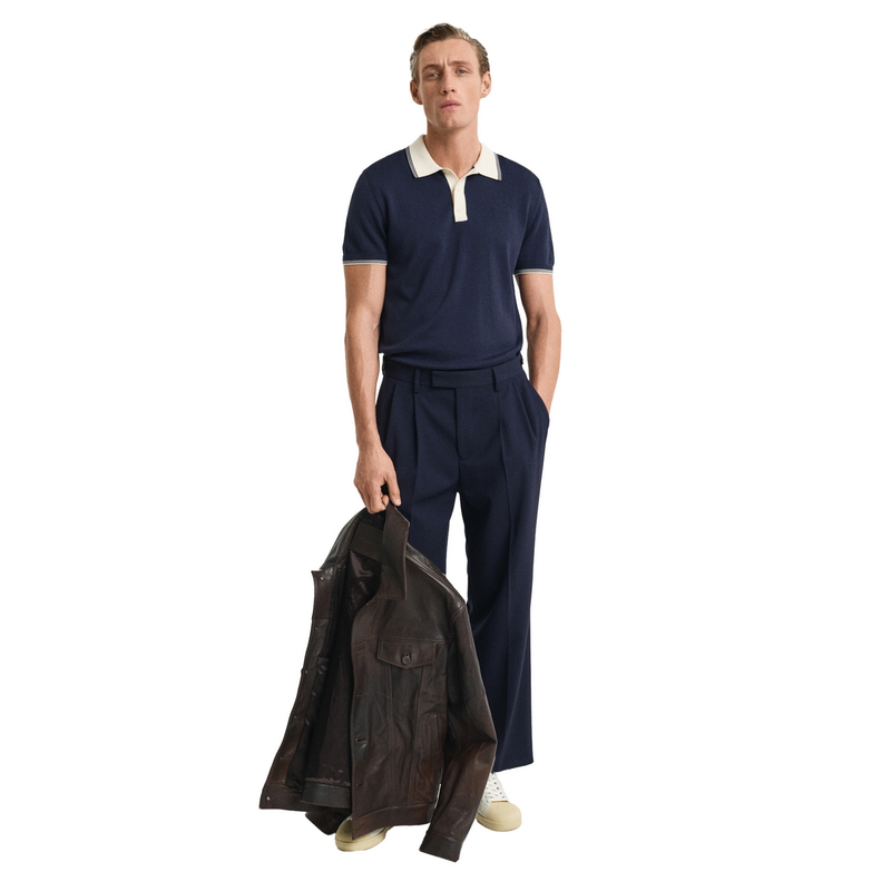 Heren Polo 8030237.433 Gant BLEU