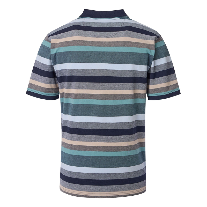 Heren Polo 954436600 Casa Moda BLAUW DESSIN