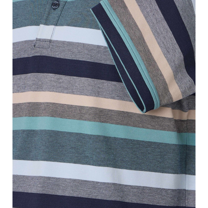 Heren Polo 954436600 Casa Moda BLAUW DESSIN