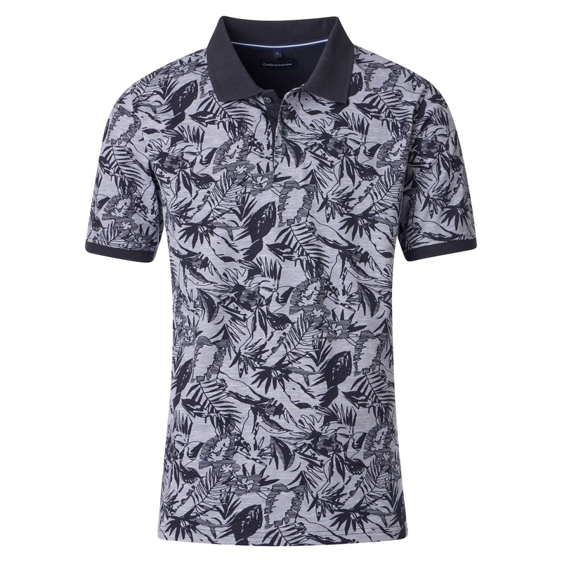 Heren Polo 954436700 Casa Moda MIDDEN BLAUW