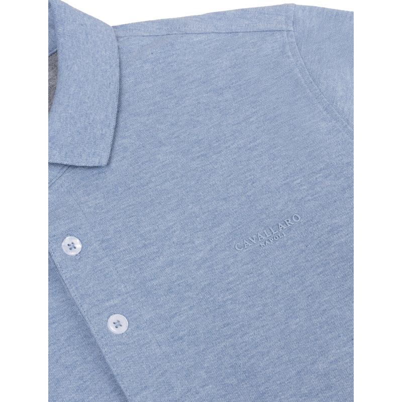 Heren Polo Bavone Cavallaro BLEU