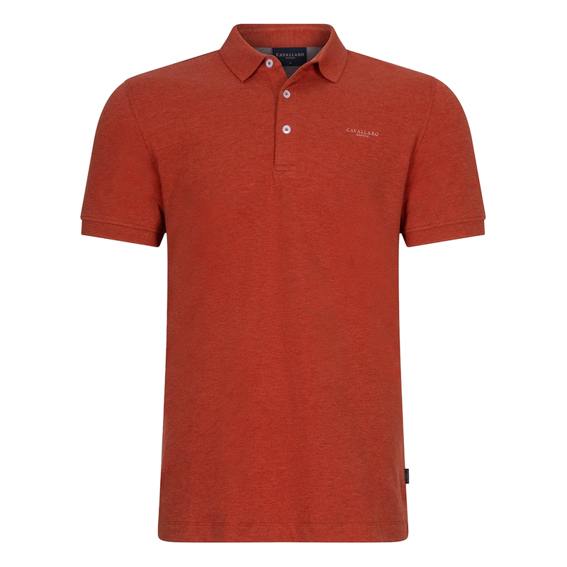 Heren Polo Bavone Cavallaro ORANJE